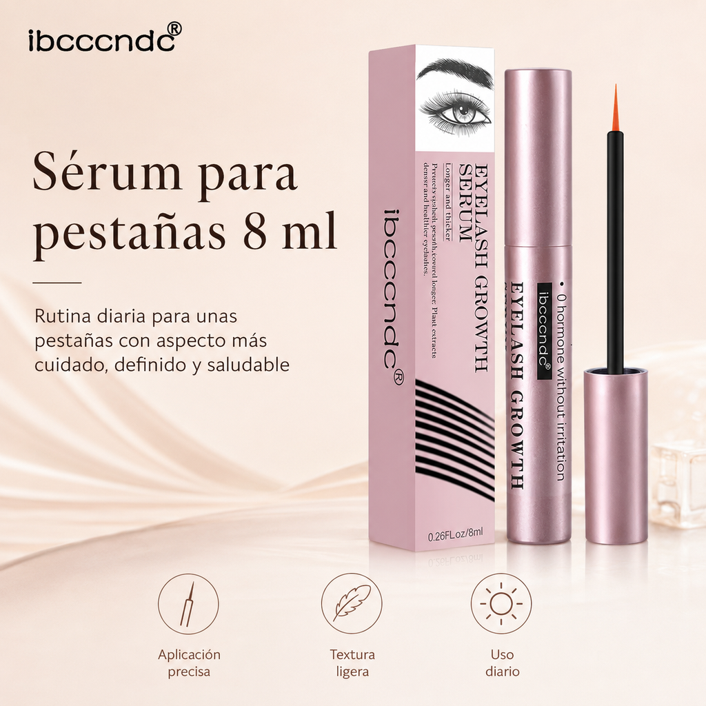 Sérum Fortalecedor de Pestañas 8 ml – Apariencia Más Larga, Densa y Definida