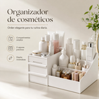 Organizador de Maquillaje Premium con Cajones,  Almacenamiento Elegante para Cosméticos y Cuidado Facial