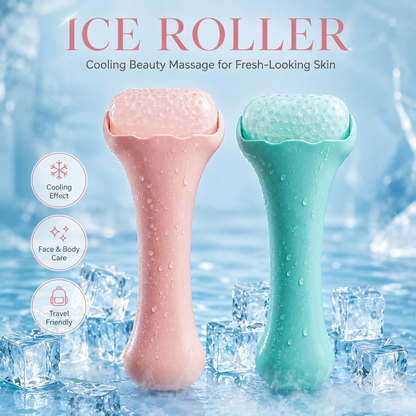 Reusable Cooling Ice Roller for Face & Body – Puffiness Relief, Skin Soothing & Cold Massage