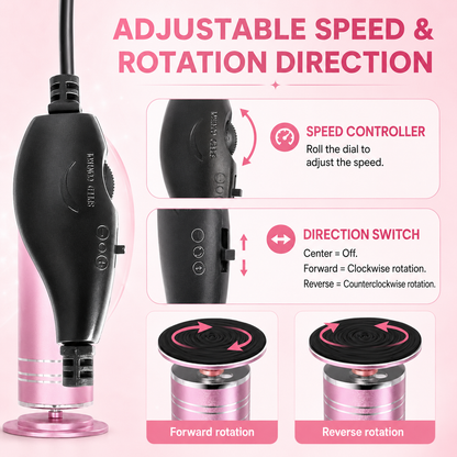 Electric Foot Callus Remover with Adjustable Speed & 60 Replaceable Sanding Discs