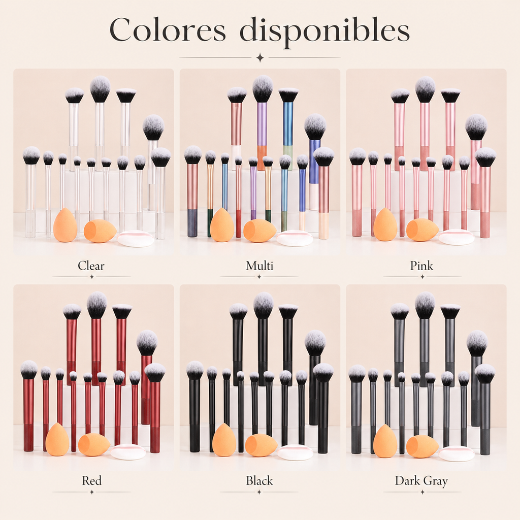 Set de Maquillaje, Precisión y Elegancia para tu Ritual de Belleza