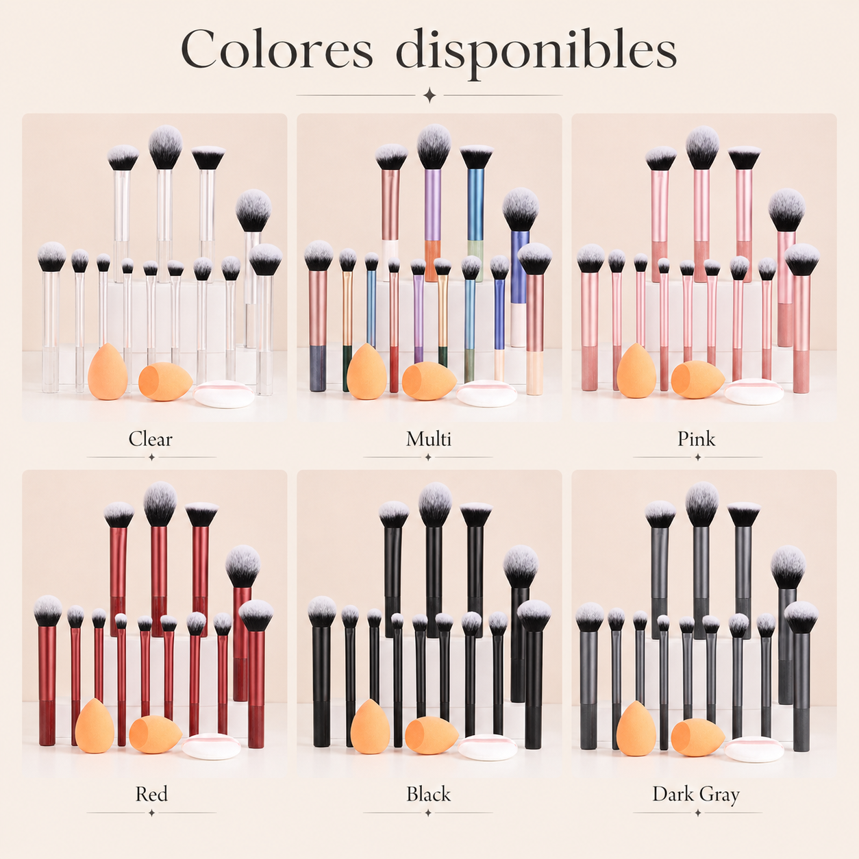 Set de Maquillaje, Precisión y Elegancia para tu Ritual de Belleza