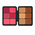 Paleta Profesional de Correctores, Coloretes e Iluminadores – 12 Tonos