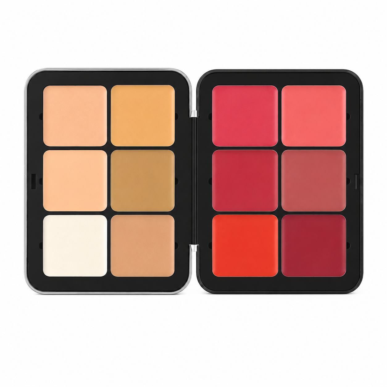 Paleta Profesional de Correctores, Coloretes e Iluminadores – 12 Tonos