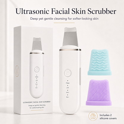 Espátula Ultrasónica Facial, Limpieza Profunda y Cuidado Profesional de la Piel